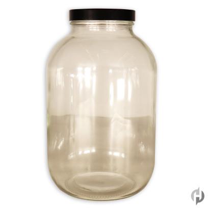 One Gallon Wide Mouth Glass Jar With Lid