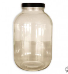 1 Gallon Clear Wide Mouth Jar2C 89 400 with Cap Product P119719 1 v9