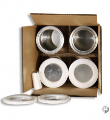 1 Quart Paint Can Shipper with Cans and Tape Product P120735 1 v2