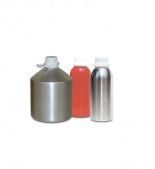 1 v2.1 Liter Red Aluminum Bottle with Tamper Proof Cap 26 Ring Product P120715 2