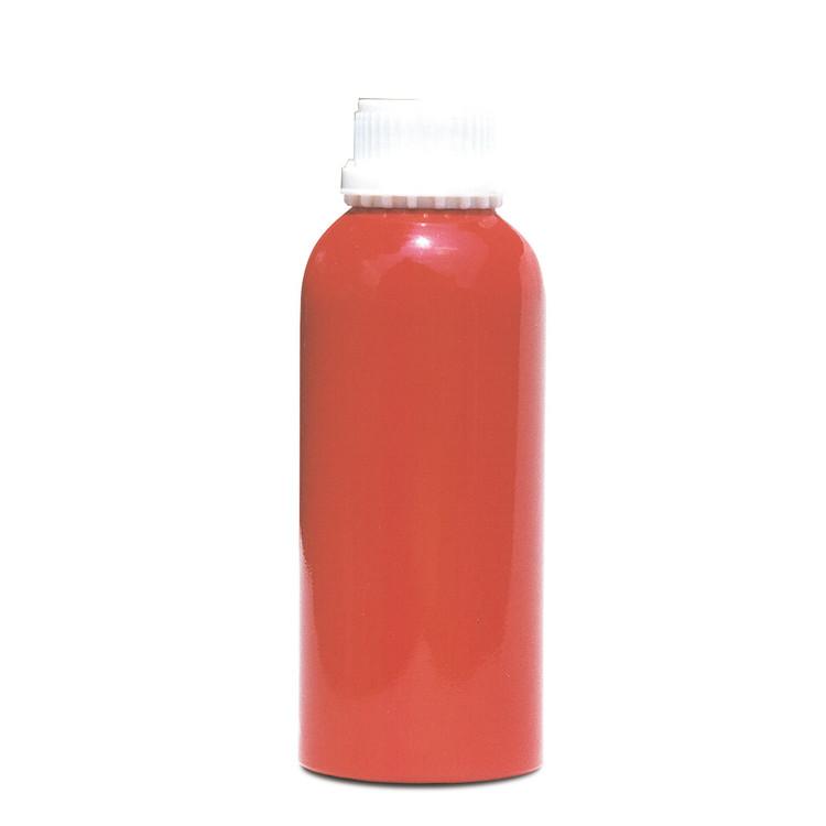 1 v8.1 Liter Red Aluminum Bottle with Tamper Proof Cap 26 Ring Product P120715 1