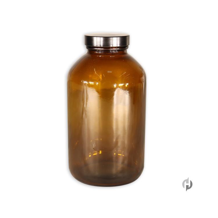 16 oz Amber Wide Mouth Packer Product P120521 1 v9