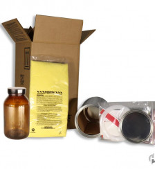 16 oz Amber Wide Mouth Packer in a Can Complete System Product P120321 1 v8