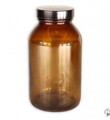 16 oz Amber Wide Mouth Packer2C 53 400 with Cap Product P119720 1 v15