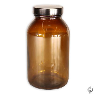 16 oz Amber Wide Mouth Packer2C 53 400 with Cap Product P119720 1 v9
