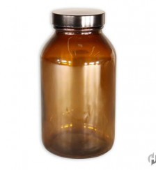 16 oz Amber Wide Mouth Packer2C 53 400 with Cap Product P119720 1 v9
