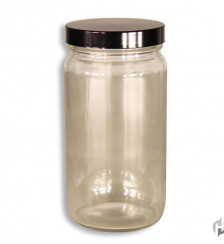 16 oz Clear Straight Sided Jar2C 70 400 with Cap Product P119726 1 v2