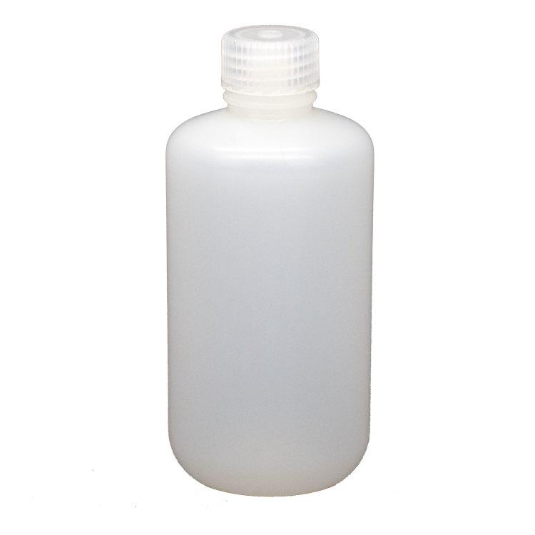 250 mL2Fcc Natural HDPE Narrow Mouth Bottle2C 24 415 with Cap Product P119733 1 v8
