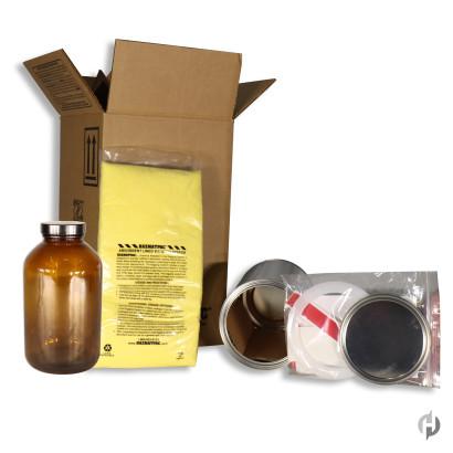 32 oz Amber Wide Mouth Packer Bottle in a Can Kit Product P120322 1 v18