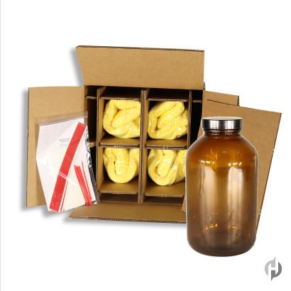 32 oz Amber Wide Mouth Packer Kit Product P120118 1 v17
