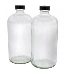 32 oz Flint Boston Round Complete Packaging System Product P120396 2 v3