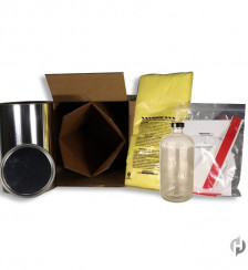 32 oz Flint Glass Boston Round Exemption Package Product P120612 1 v2