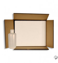 32 oz Natural Narrow Mouth Bottle Complete Shipping Kit Product P120246 1 v9