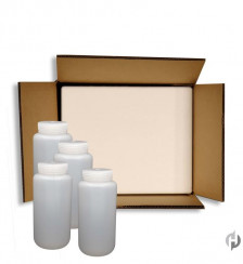 32 oz Natural Wide Mouth Bottle Complete Shipping Kit Product P120258 1 v8