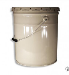 5 Gallon Gray Open Head2C Phenolic Lined with 1122 Fitting Product P119906 1 v17