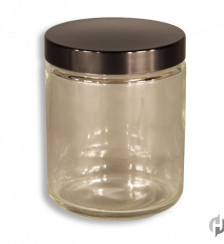 8 oz Clear Straight Sided Jar2C 70 400 with Cap Product P119725 1 v2
