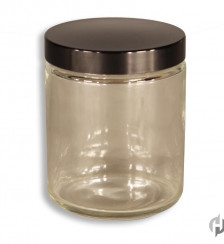 8 oz Clear Straight Sided Jar2C 70 400 with Cap Product P119725 1 v8