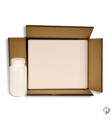 8 oz Natural Wide Mouth Bottle Complete Shipping Kit Product P120256 1 v3