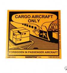 Cargo Only No Passenger Aircraft Paper Shipping Labels2C 5002FRoll Product P120158 1 v15