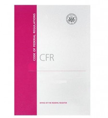 Code Of Federal Regulations Manual Product P120834 1 v15