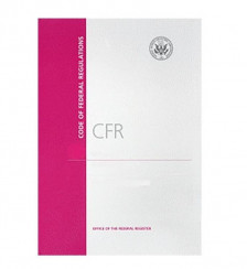 Code Of Federal Regulations Manual Product P120834 1 v2
