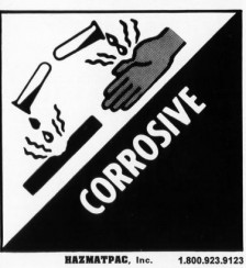 Corrosive C8 Paper Shipping Labels2C 5002FRoll Product P120146 1 v16