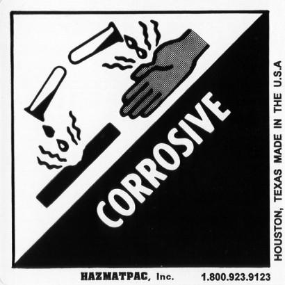 Corrosive C8 Paper Shipping Labels2C 5002FRoll Product P120146 1 v18
