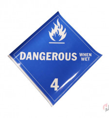 Dangerous When Wet Placard Product P120869 1 v2