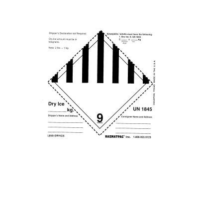 Dry Ice Paper Shipping Labels2C 5002FRoll Product P120198 1 v17