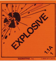 Explosive 1 v15.1A Paper Shipping Labels2C 5002FRoll Product P120083 1