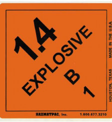 Explosive 1 v15.4 B Paper Shipping Labels2C 5002FRoll Product P120089 1
