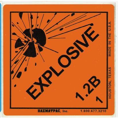 Explosive 1 v18.2B Paper Shipping Labels2C 5002FRoll Product P120085 1