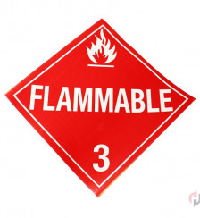 Flammable 3 Placard Product P120875 1 v2