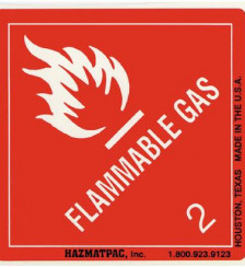 Flammable Gas FG2 Paper Shipping Labels2C 5002FRoll Product P120099 1 v15