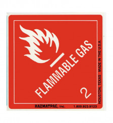 Flammable Gas FG2 Paper Shipping Labels2C 5002FRoll Product P120099 1 v2