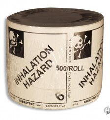 Inhalation Hazard 6 Paper Shipping Labels2C 5002FRoll Product P120136 1 v2