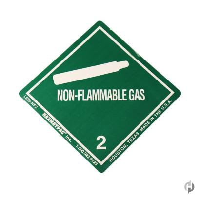 Non Flammable Gas 2 Paper Labels2C 5002FRoll Product P120095 1 v17