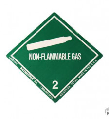 Non Flammable Gas 2 Paper Labels2C 5002FRoll Product P120095 1 v17