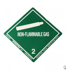Non Flammable Gas 2 Paper Labels2C 5002FRoll Product P120095 1 v9