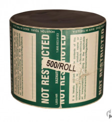 Not Restricted Paper Shipping Labels2C 5002FRoll Product P120179 1 v3