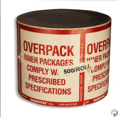 Overpack Paper Labels2C 5002FRoll Product P120191 1 v18