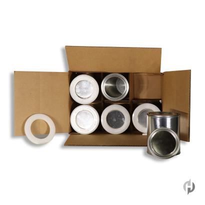Quart Paint Can Shipper with Cans and Tape Product P120737 1 v17